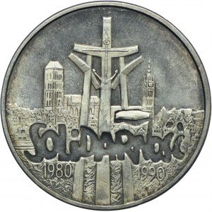 100.000 złotych 1990, Solidarność, TYP A
