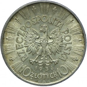 10 złotych 1936, Józef Piłsudski