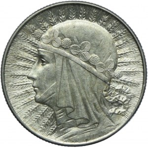 5 złotych 1934, Głowa Kobiety
