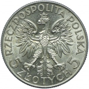 5 Gold 1934, Head of a Woman