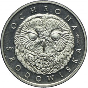 200 złotych 1986 Ochrona Środowiska - Sowa, PRÓBA