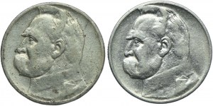 Second Republic set, 2 gold 1934, Jozef Pilsudski (2pcs.)