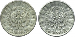Second Republic set, 2 gold 1934, Jozef Pilsudski (2pcs.)