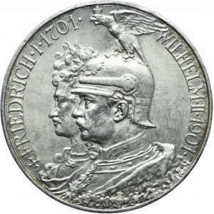 Niemcy, Prusy, Willhelm II, 5 marek 1901 200-lecia Królestwa Prus, Berlin