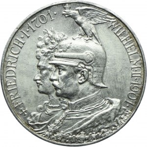 Germany, Prussia, Willhelm II, 5 marks 1901 200th anniversary of the Kingdom of Prussia, Berlin