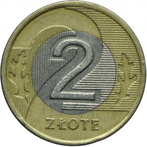 2 złote 1995, SKRĘTKA 90 stopni