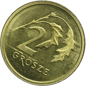 2 grosze 2017 Warszawa - SKRĘTKA około 45 stopni