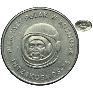 20 złotych 1978 Pierwszy Polak w kosmosie - destrukt z łezką