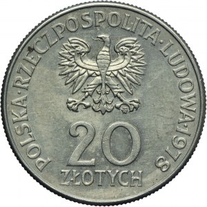 20 zloty 1978, Hermaszewski, DESTRUCT WITH A HEAD.