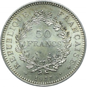 Francja, 50 franków 1977 Paryż