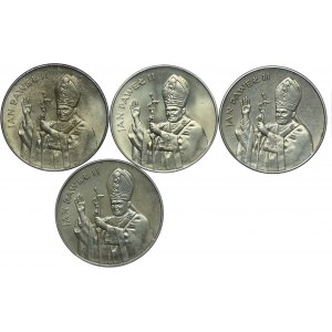 PRL, 10.000 złotych 1987 Jan Paweł II (4szt.)
