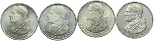 PRL set, 1000 gold 1982, 1983, John Paul II (4pcs).