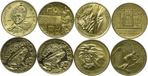 Set of 2 gold coins 1998 (8pcs.)