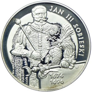 10 złotych 2001 Jan III Sobieski, półpostać