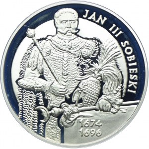 10 złotych 2001 Jan III Sobieski, półpostać