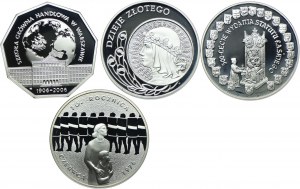 Third Republic set, 10 gold 2006 SGH, History of the Gold - Head of a Woman, Statute of Grace, 30th anniversary of June 1976 (4pc).