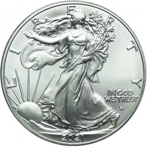 USA, 1 dolar 2021