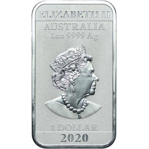 Australia, 1 dolar 2020