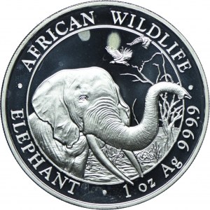Somalia, 100 shillings 2018 Animals of Africa - Elephant