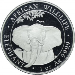 Somalia, 100 shillings 2021, Animals of Africa - Elephant