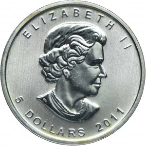 Canada, Elizabeth II, $5 2011