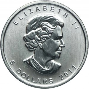 Canada, Elizabeth II, $5 2011