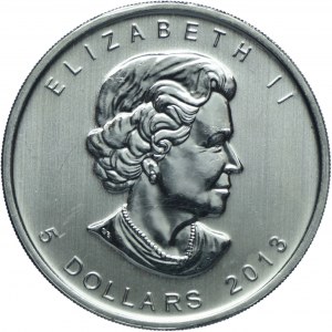 Canada, Elizabeth II, $5 2013 Canada's Wildlife - American Forkbeard