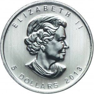 Canada, Elizabeth II, $5 2013