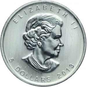 Kanada, Elżbieta II, 5 dolarów 2013