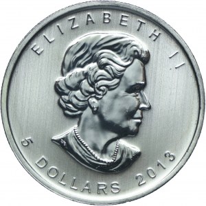 Kanada, Elżbieta II, 5 dolarów 2013