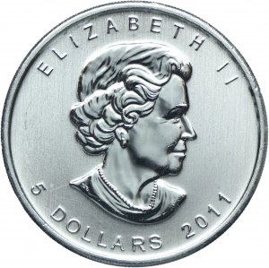 Canada, Elizabeth II, $5 2011