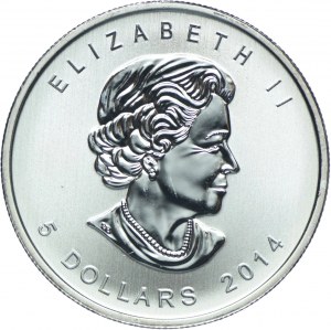 Canada, Elizabeth II, $5 2014
