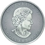 Kanada, Elżbieta II, 5 dolarów 2020