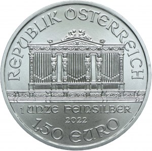 Austria, 1.5 euros 2022 Filharmonia