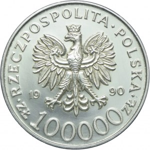 100,000 PLN 1990, Solidarity, TYPE A