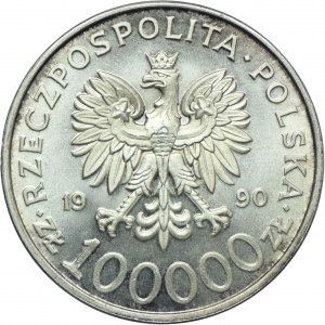 100,000 PLN 1990, Solidarity, TYPE A