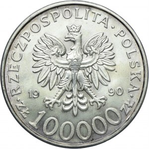 100,000 PLN 1990, Solidarity, TYPE A