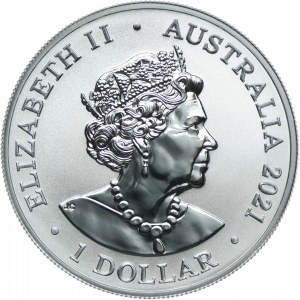 Australia, $1 2021 Cheetah