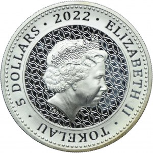 Tokelau, Elizabeth II, $5 2022