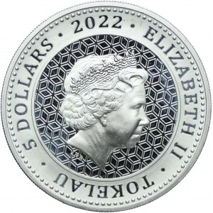 Tokelau, Elżbieta II, 5 dolarów 2022