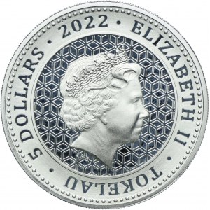 Tokelau, Elżbieta II, 5 dolarów 2022