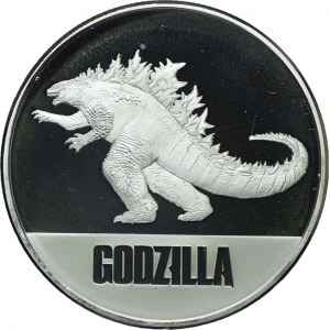 Niue, 2 dolary 2021 Godzilla