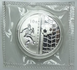 China, 10 yuan, 2005 World Cup, Germany 2006