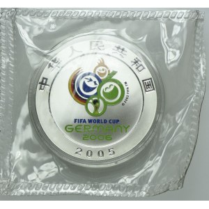 Chiny, 10 yuanów, 2005 Mistrzostwa Świata w Piłce Nożnej, Niemcy 2006