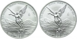 Mexico, Libertad, 1/2 onza 2018 (2pc).