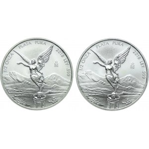 Meksyk, Libertad, 1/2 onza 2018 (2szt.)