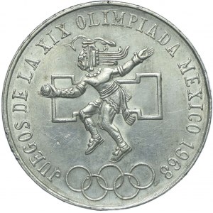 Meksyk, 25 pesos 1968 Igrzyska XIX Olimpiady, Meksyk 1968