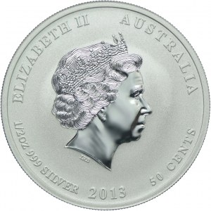Australia, 50 centów 2013 Rok Węża