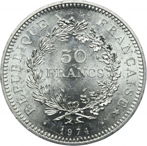France, 50 francs 1974 Paris, Hercules
