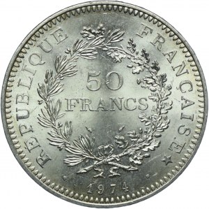 France, 50 francs 1974 Paris, Hercules